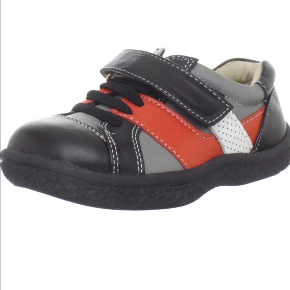 (New, never worn) See Kai Run Brandon leather sneakers (toddler, size 12)